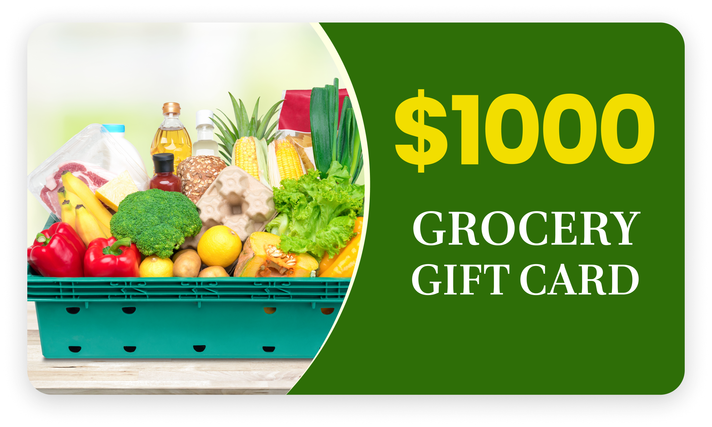 $1000 Grocery Gift Card